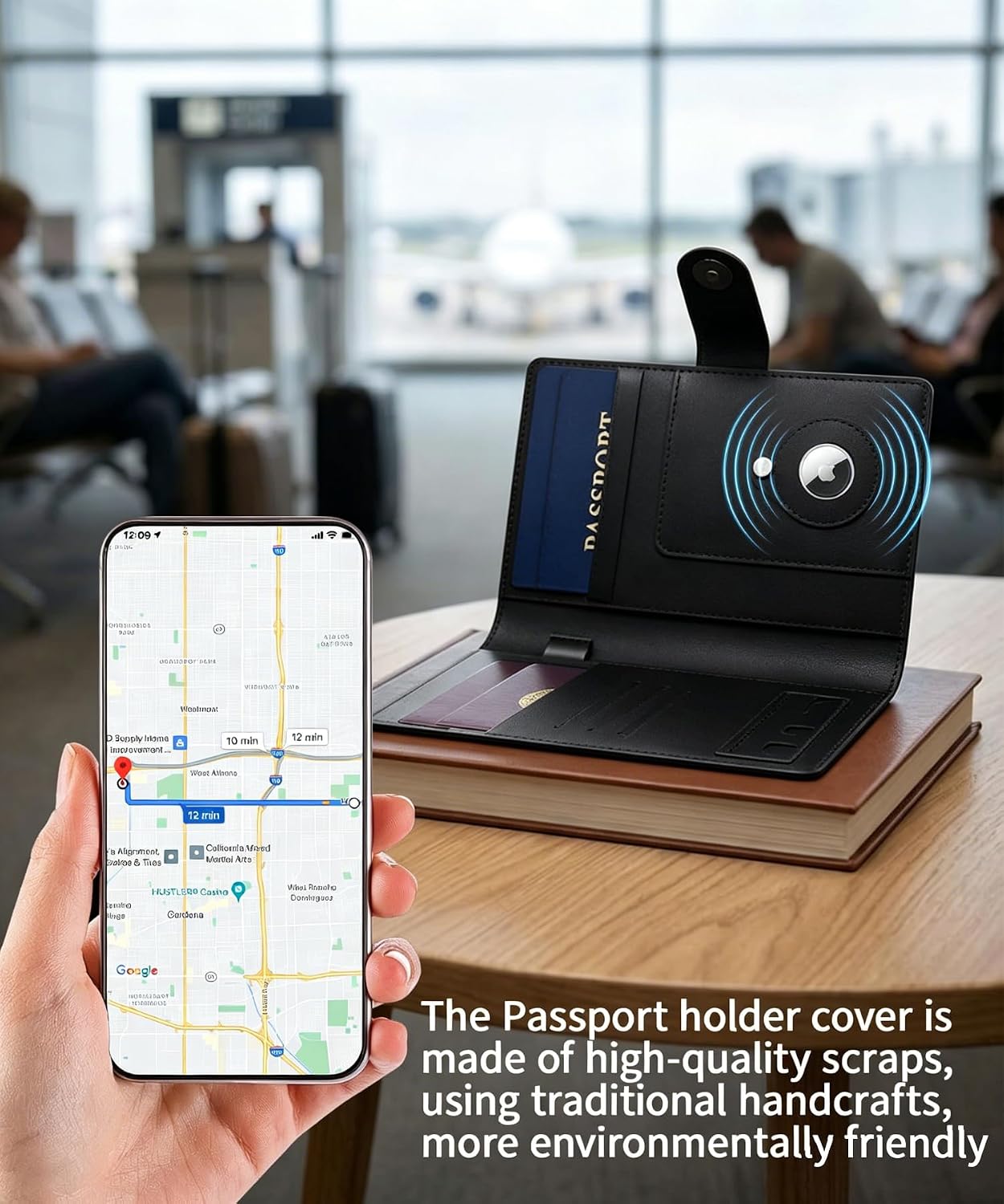 Family Passport Holder for Women & Men- RFID Blocking
