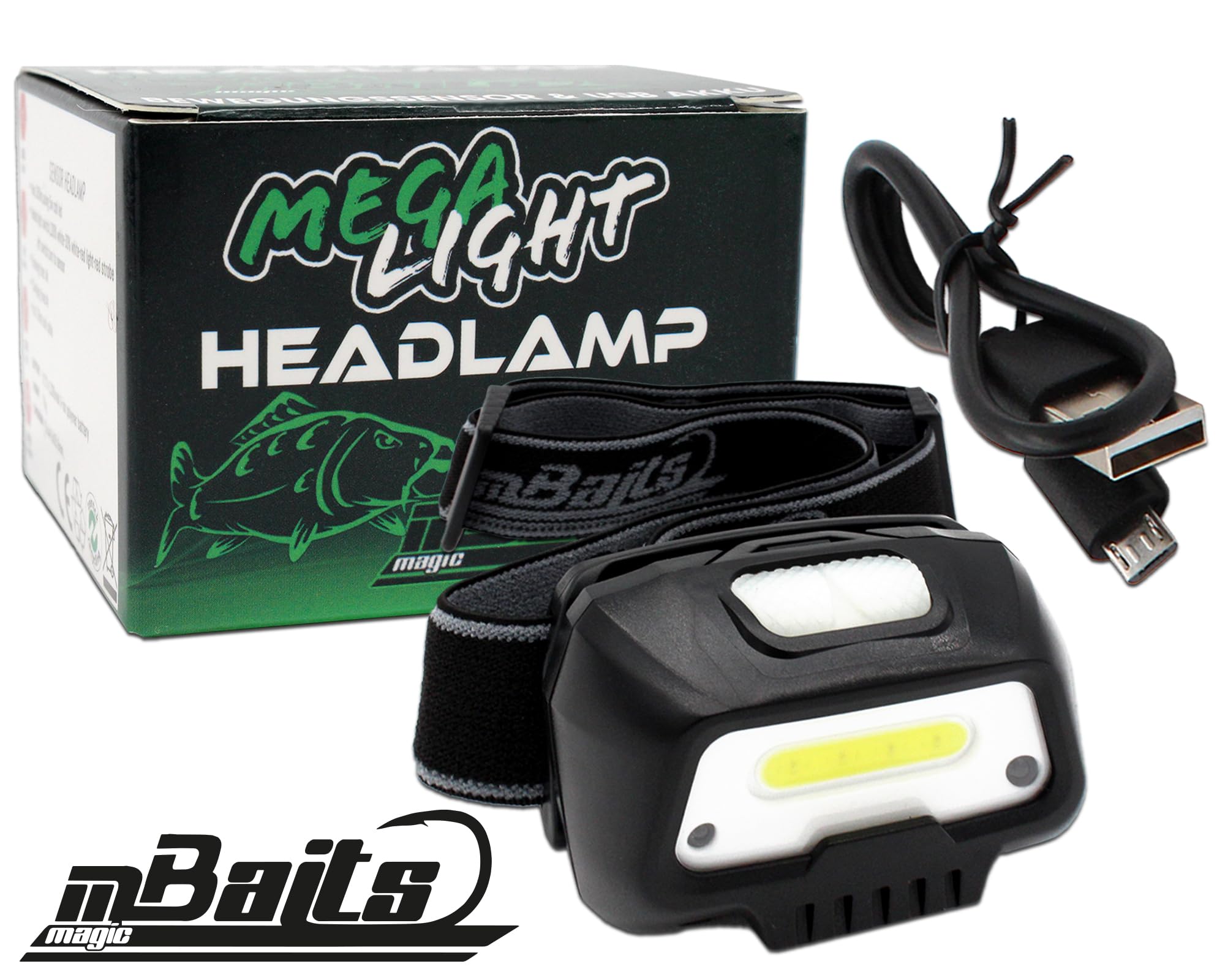 Magic Baits Lampe Frontale LED Multicolore