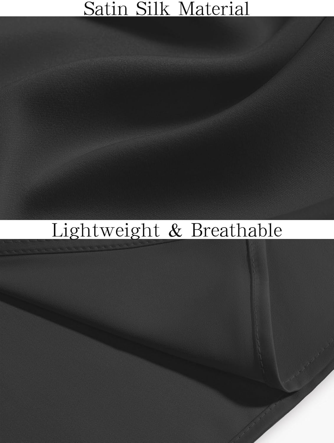 Tankaneo Womens Tie Front Tank Tops Summer V Neck Satin Sleeveless Club Sexy Y2K Cami Crop Tops - Image 5