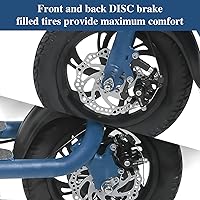 Vista 47 de SEHOMY Folding Electric Scooter with Seat for Adults, 15.5MPH, 20-Mile Range, 36V Battery, 12" Pneumatic Tire, Portable 450W Electric Scooters