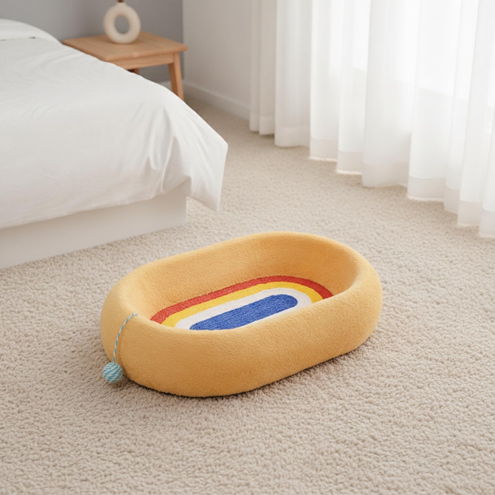 Cuccia per Gatti con Tiragraffi 2 in 1, Style to 2, Color to 2