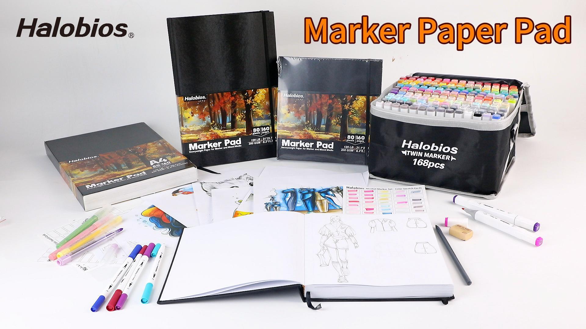 Amazon.com: Halobios Square Sketchbook for Drawing, 120 lb/200 GSM