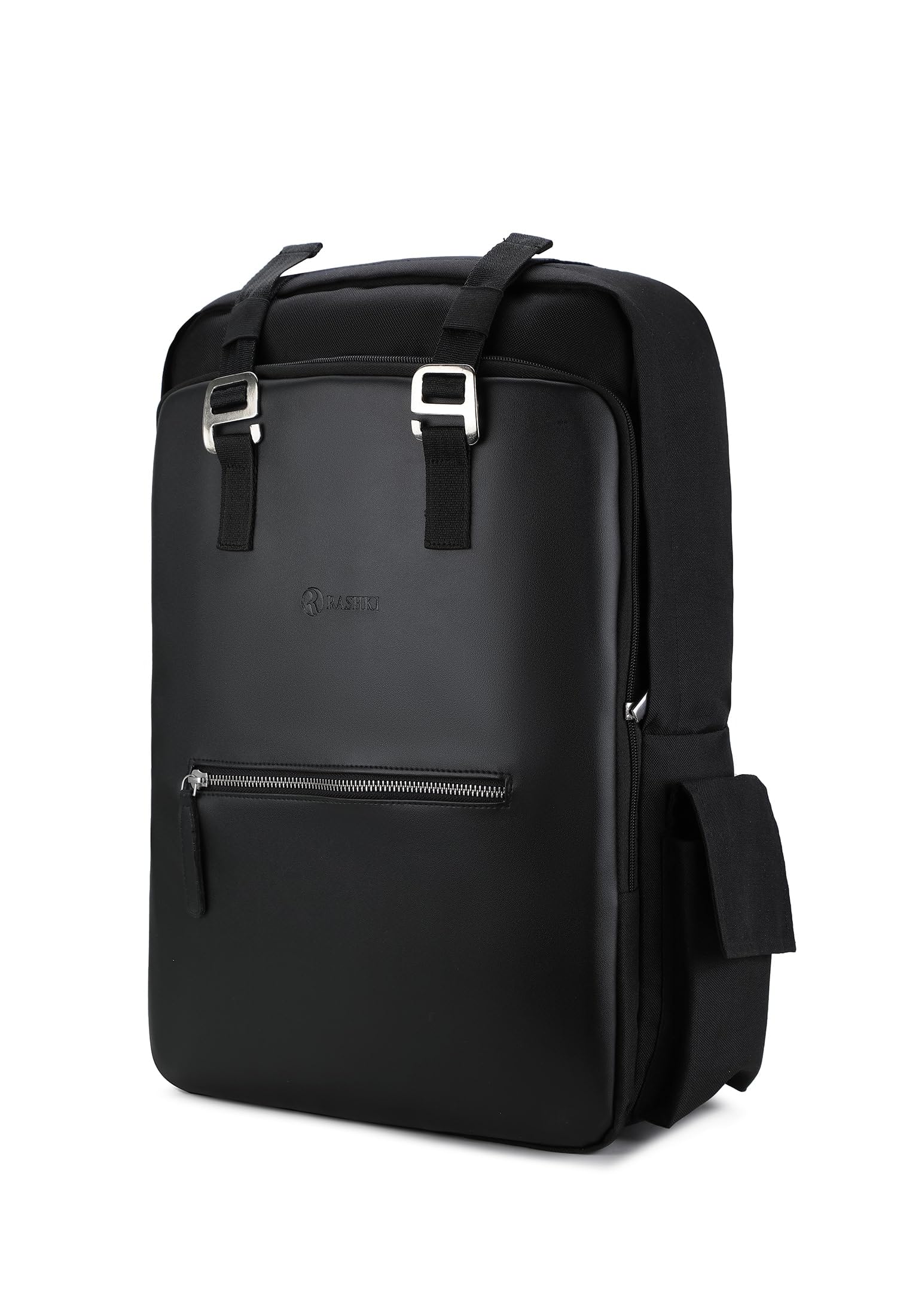 RASHKI ENZA Backpack 15.6" Inch Laptop Functional Backpack for men and women | 23 litres vegan leather (Black) (B0CKSSRNZP) Amazon Price History, Amazon Price Tracker