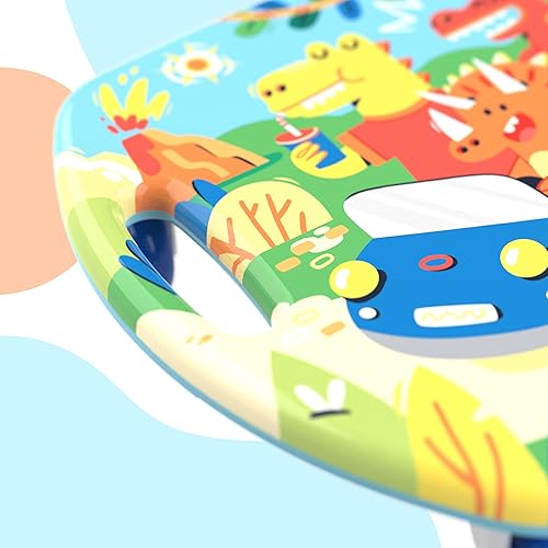 Miniatura 2 de GOMO Patinete para niños  Patinete de suelo con asas  Patinete de gimnasio sentado para interiores Heroboard  Divertido y seguro, paseo grande,