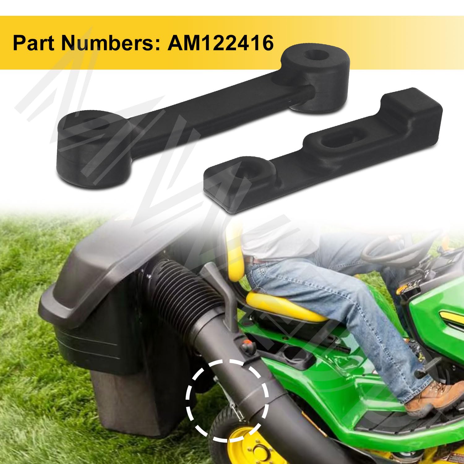 John Deere Bagger Attachment Deawater Set Of AM122416 Grass Bag