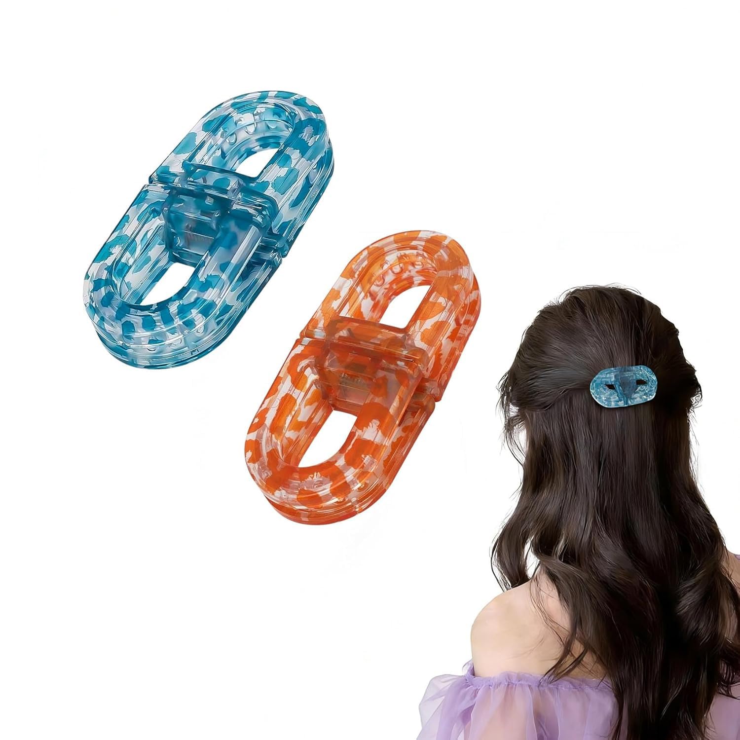 2 Pcs Magnetic Hair Clip - Magnetic Clips for Hair, Strong Hold Styling Clips for Women, No Crease Hair Accessories for Daily Hairstyle-picture-28