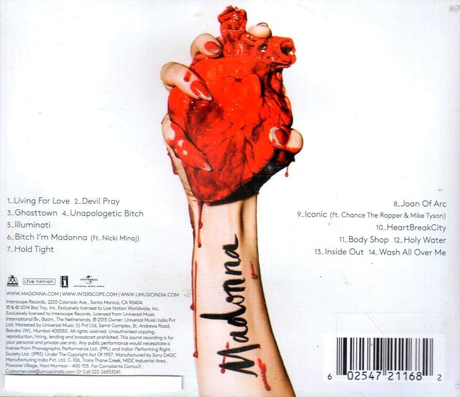 美品■マドンナ■Rebel Heart tour ツアー Tシャツ BITCH Yahoo!オークション -「マドンナツアーtシャツ」の落札相場