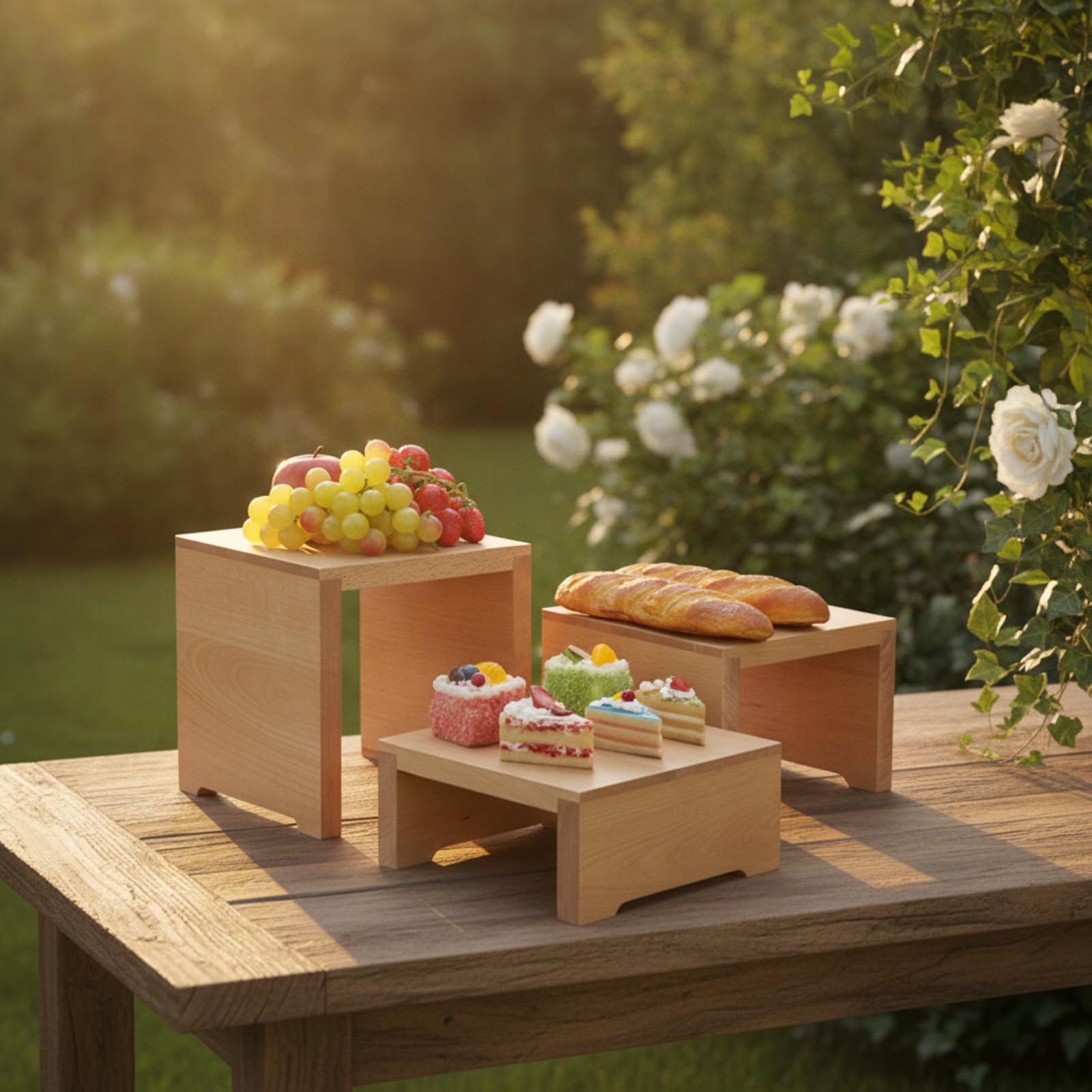 3 Pièces Présentoir à Robuste | Réutilible, Stable, Support, pr Mariage , Style E