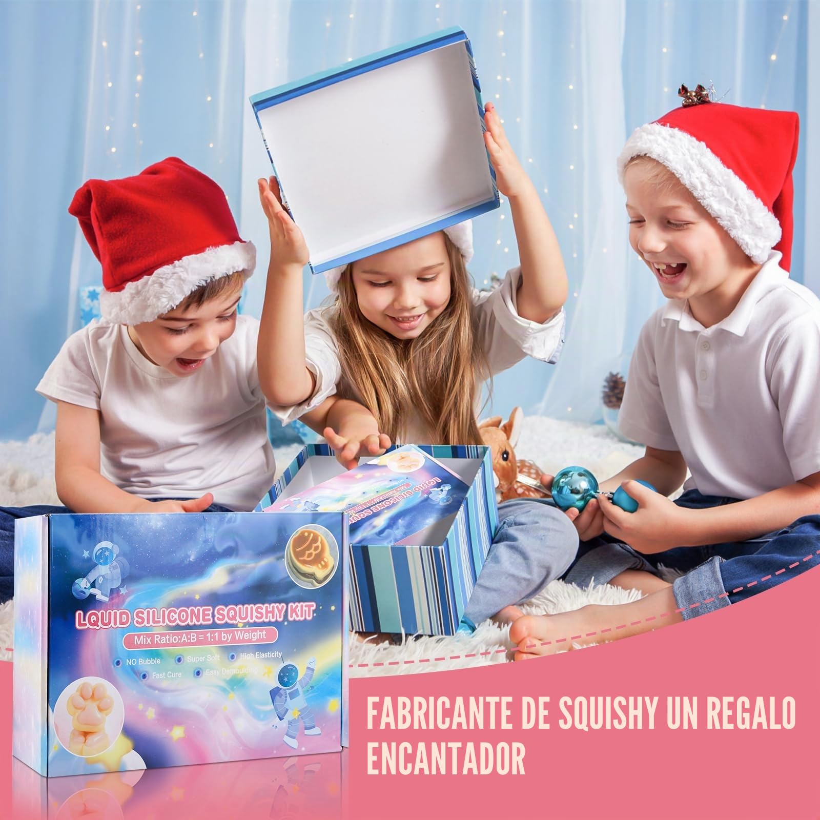 Silicona líquida para Taba Squishy, 500 g, proporción 1: 1, mezcla de goma de silicona supersuave, kit de manualidades para aliviar el estrés, amantes de los gatos y aficionados a hámsters, creativos
