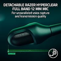 Vista 4 de Razer BlackShark V3 Pro Wireless ANC Gaming Headset for PS5: Full Band Mic - 50mm Drivers - 2.4 GHz, Bluetooth, 3.5mm - Works with PC, Mac, Nintendo