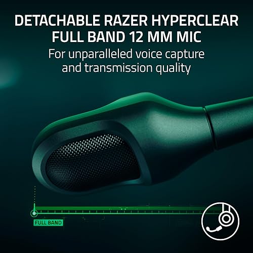 Vista 4 de Razer BlackShark V3 Pro Wireless ANC Gaming Headset for PS5: Full Band Mic - 50mm Drivers - 2.4 GHz, Bluetooth, 3.5mm - Works with PC, Mac, Nintendo