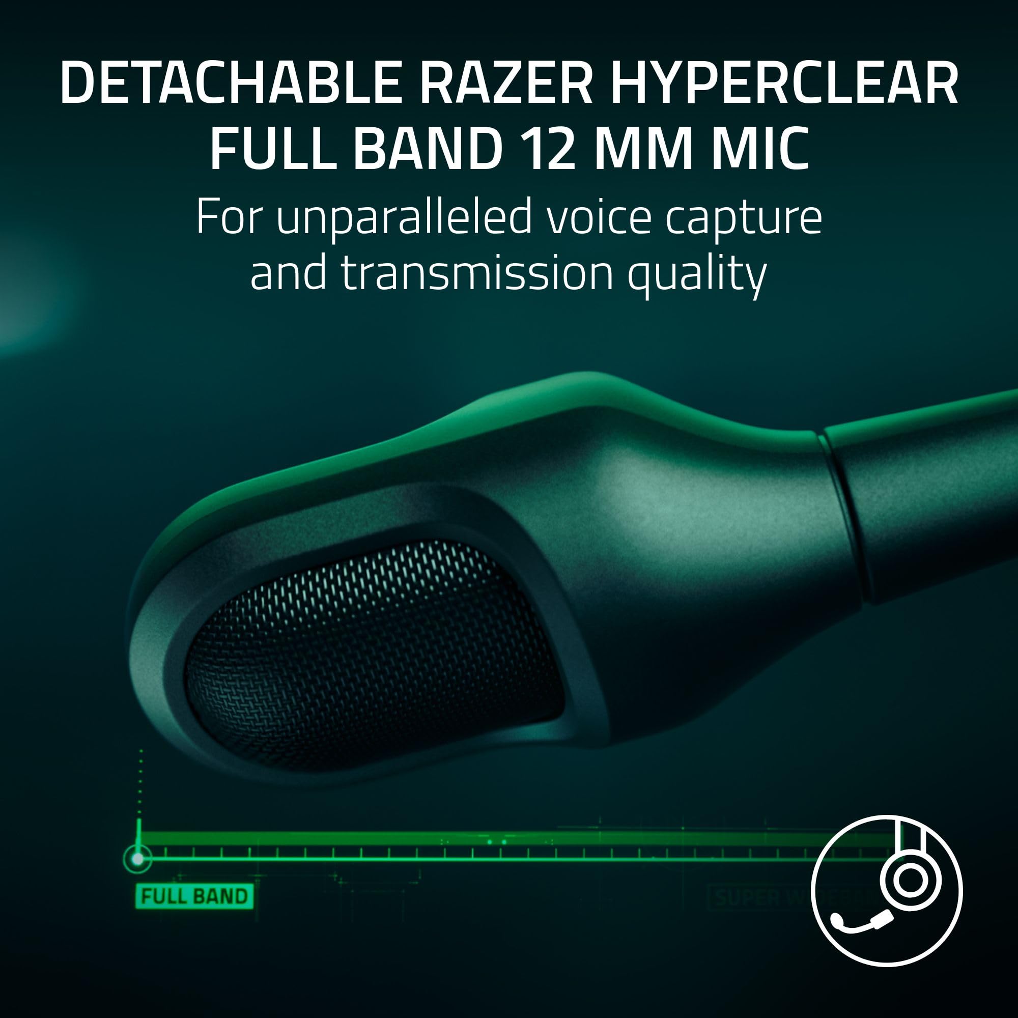 Razer BlackShark V3 Pro - Cuffie da gioco wireless ANC per PS5: microfono a banda completa, driver da 50 mm, 2,4 GHz, Bluetooth, 3,5 mm, funziona con PC, Mac, Nintendo Switch, Smartphone