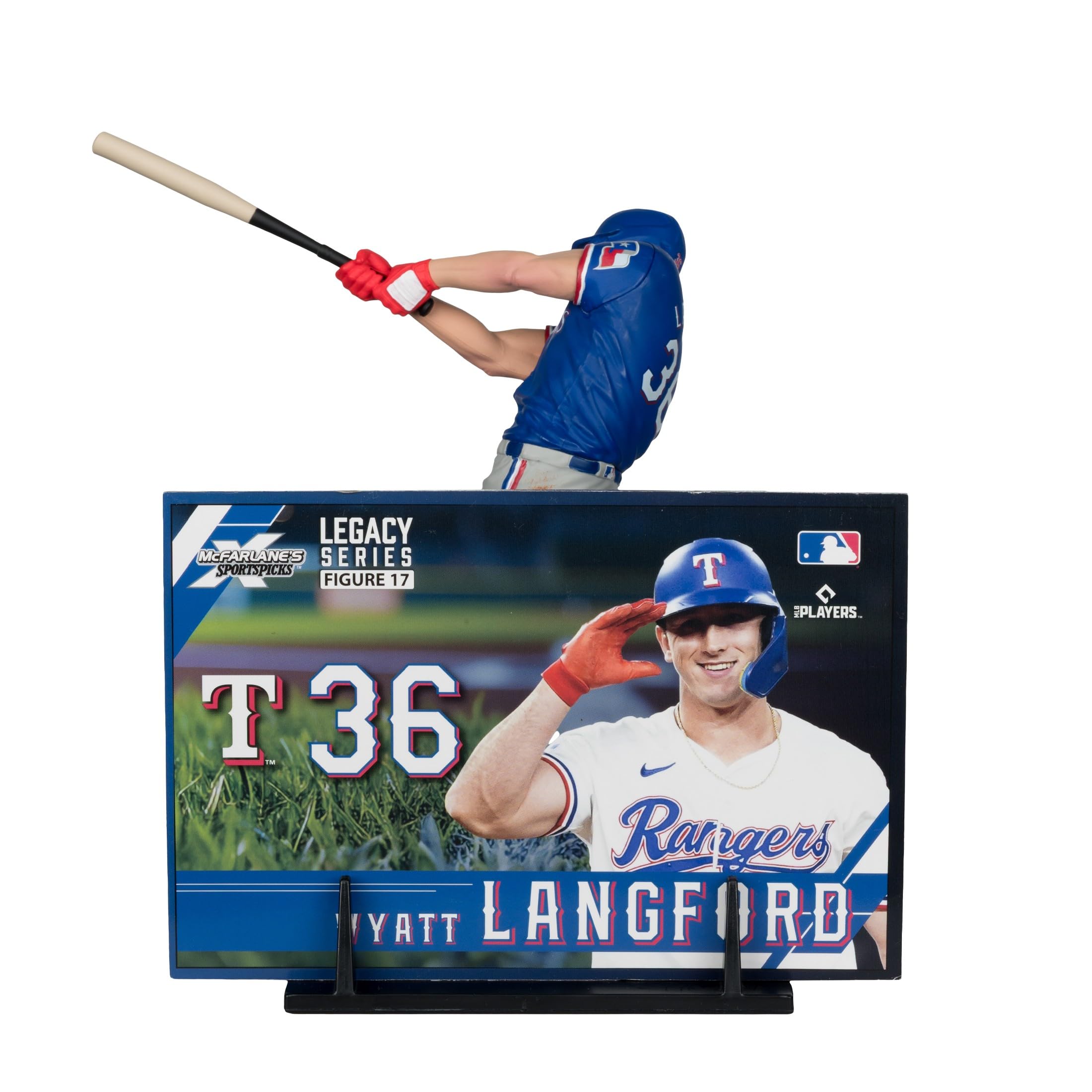 Amazon.com: Wyatt Langford (Texas Rangers) McFarlane MLB 7