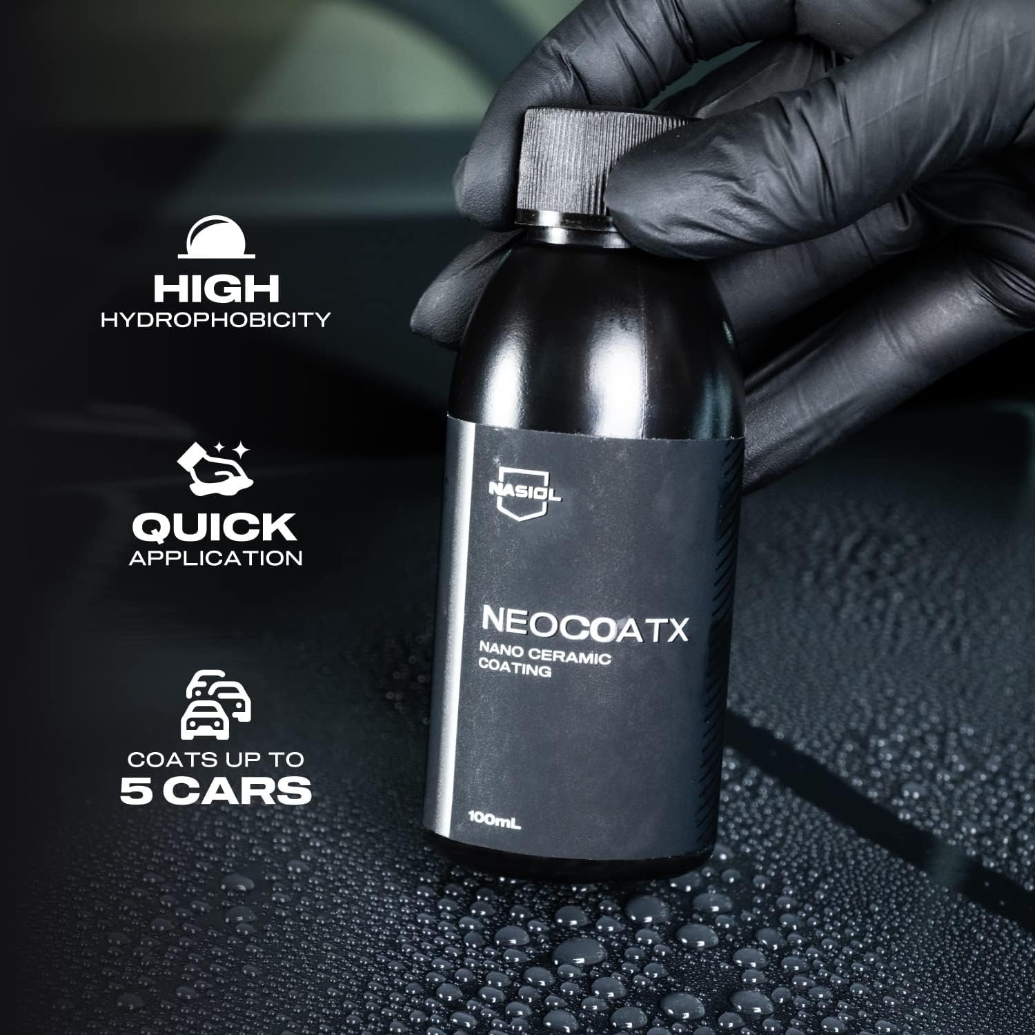 NASIOL - NeoCoat X - Nano Ceramic Coating - Ochrona na 1 rok - 100ml
