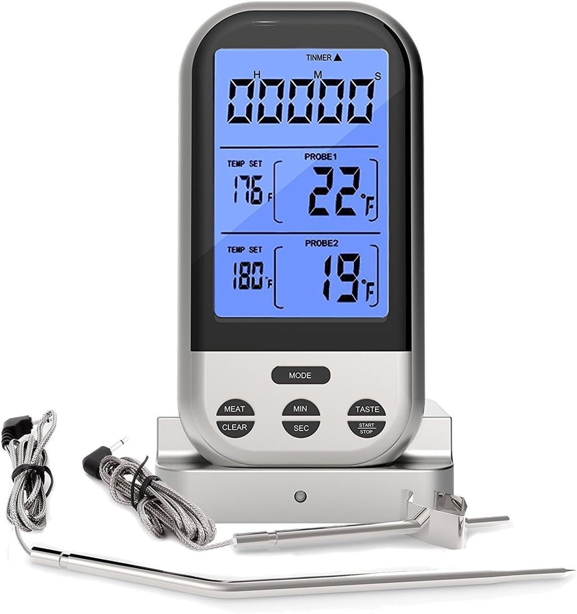 Rantizon Meat Thermometer Wireless Remote Control Digital Food