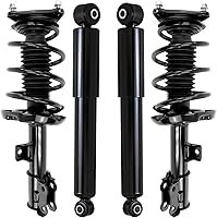 Vista 79 de Detroit Axle - Amortiguadores de muelles helicoidales RWD para Dodge Charger 2012-2020, 2012-2019 Challenger 2 Amortiguadores delanteros completos