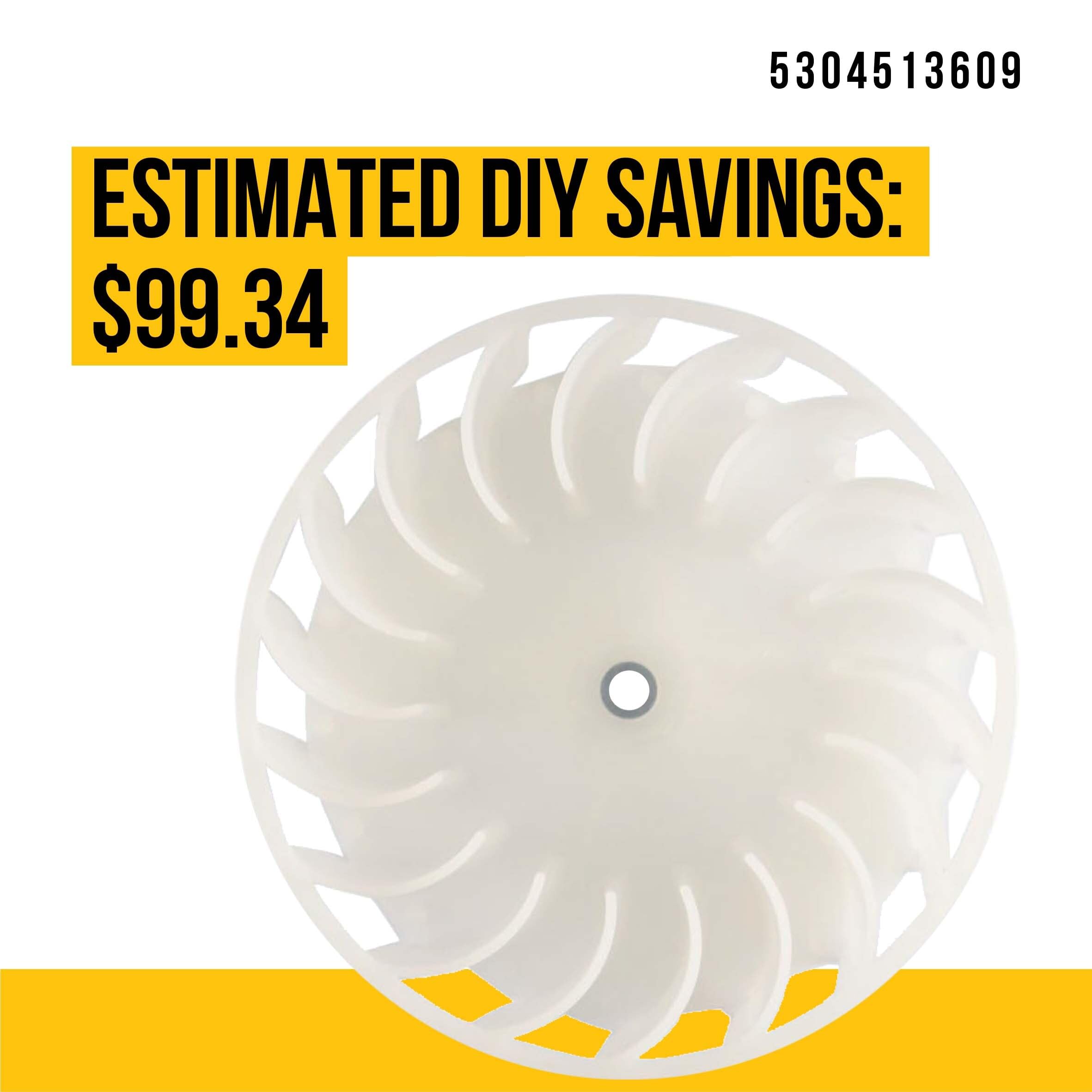 Amazon.com: 5304513609 Blower Wheel - Compatible With Frigidaire 