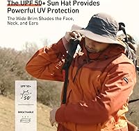 Vista 10 de Gran tamaño XL XXL Gran ala ancha impermeable UPF 50+ cubo sol verano viajes pesca senderismo pescador sombrero barbilla desmontable