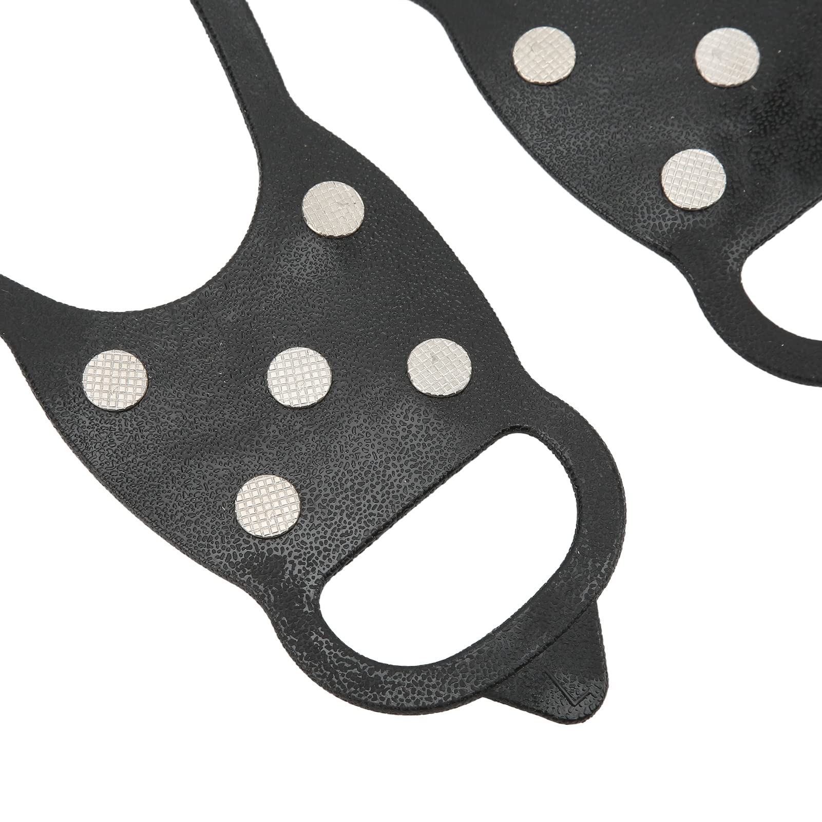 Anti Slip Ice Traction Cleats with Stainless Steel Nails, Foldable and Portable, Suitable for Walking, Running, Climbing, Jogging and More (S)