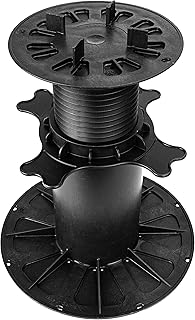 Gartenwelt Riegelsberger Premium justierbarer Stelzlager für Terrassenplatten Plattenlager Auflagefuß Terrassenträger Drehfuß Plattenträger Stützenfuß Höhenverstellung 170-270 mm | 18 STK. (1 Karton)