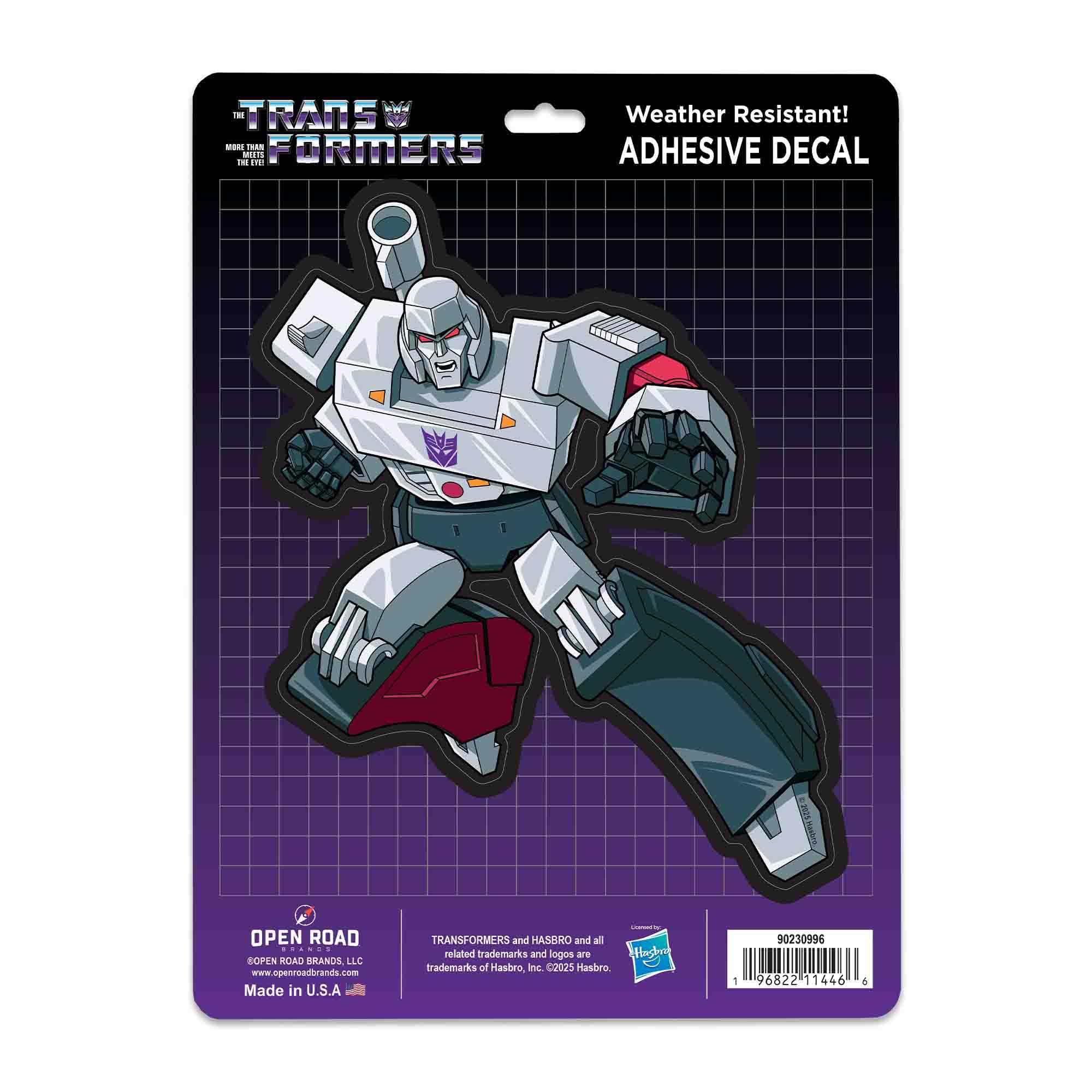 Hasbro Transformers Megatron Adhesive Vinyl Decal