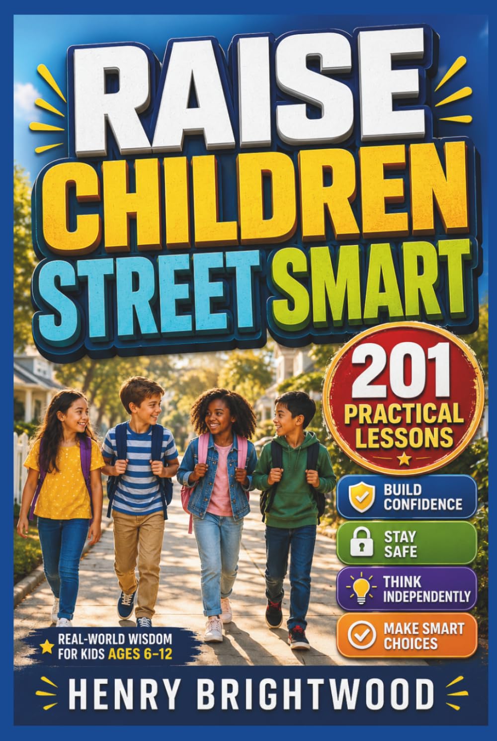 Raise Children Street Smart: 201 Practical Lessons to Help Kids Ages 6–12 Build Confidence, Stay Safe, Think Independently, Solve Problems, and Make Smart Choices