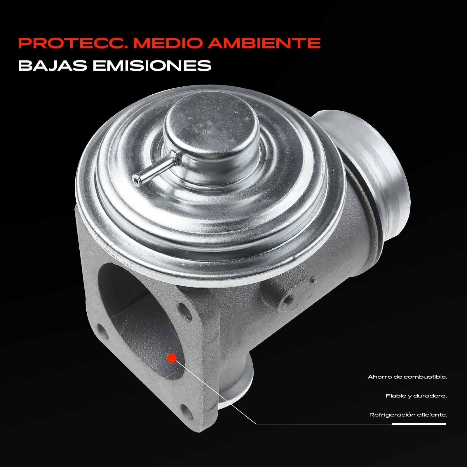 Frankberg Válvula EGR neumática 11717804379 | Compatible con: Serie 3 E46, X5 E53, Serie 3 Coupé E46, Serie 7 E65 E66 E67, Serie 3 Convertible E46