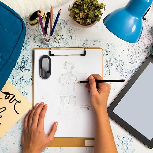 Miniatura 9 de 2 unids sacapuntas puntero boceto papel de lija lápiz multifunción con soporte de clip de pintura para estudiantes artistas, herramientas de dibujo