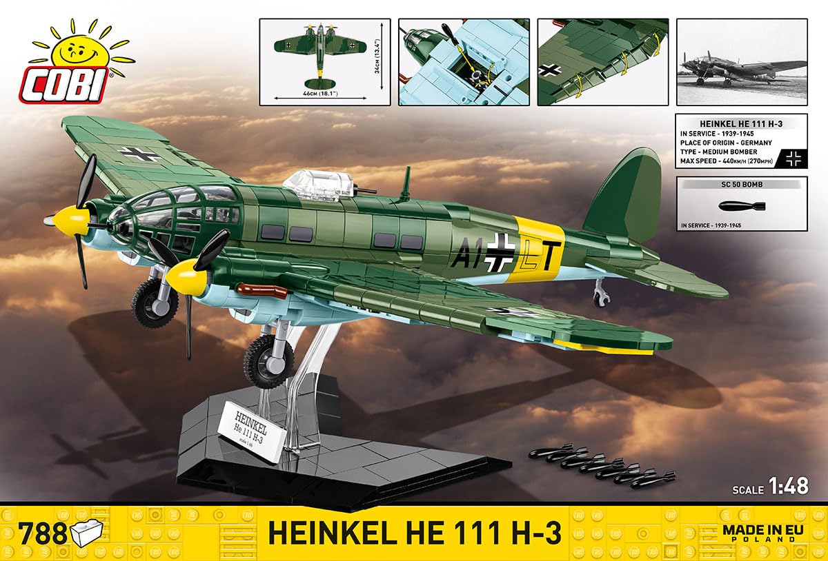 HEINKEL He 111 H-3 Scale 1:48