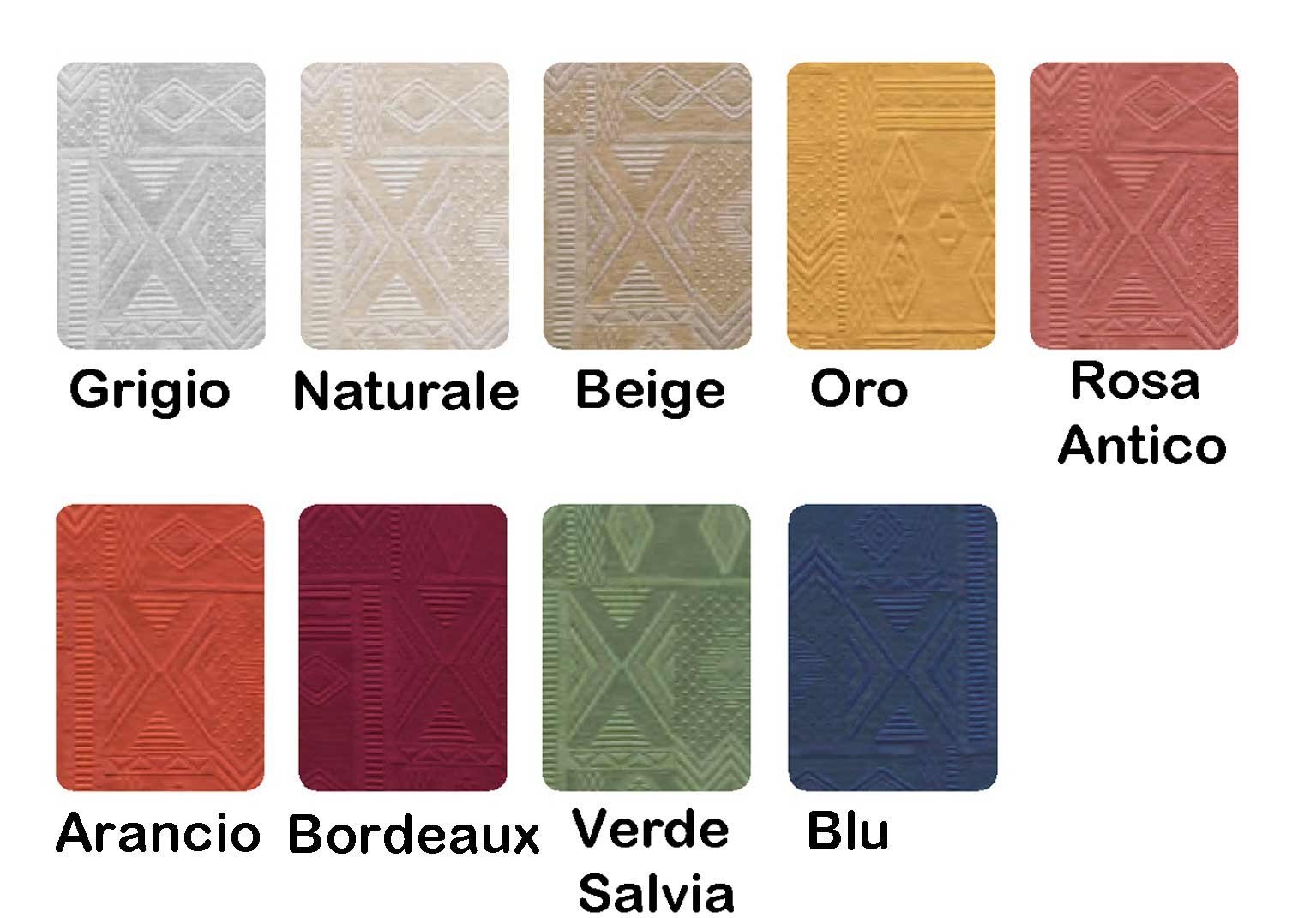 Casatessile Cuscini coprisedia sfoderabili con Fascia Elastica Art Mexico - Beige, Set 4 PCS
