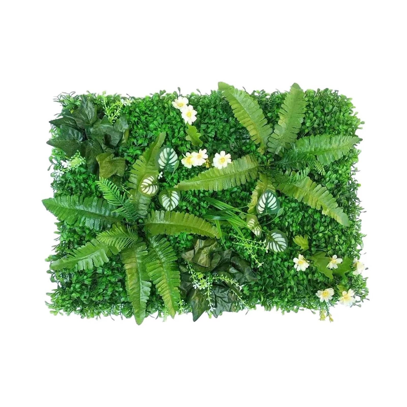DFGRGRV Artificial Turf Artificial Green Wall Landscape Home Garden Jungle Decor Fake Plants Hanging Grass Greenery Wall Panels Garden Fence Decoration(Color-A)