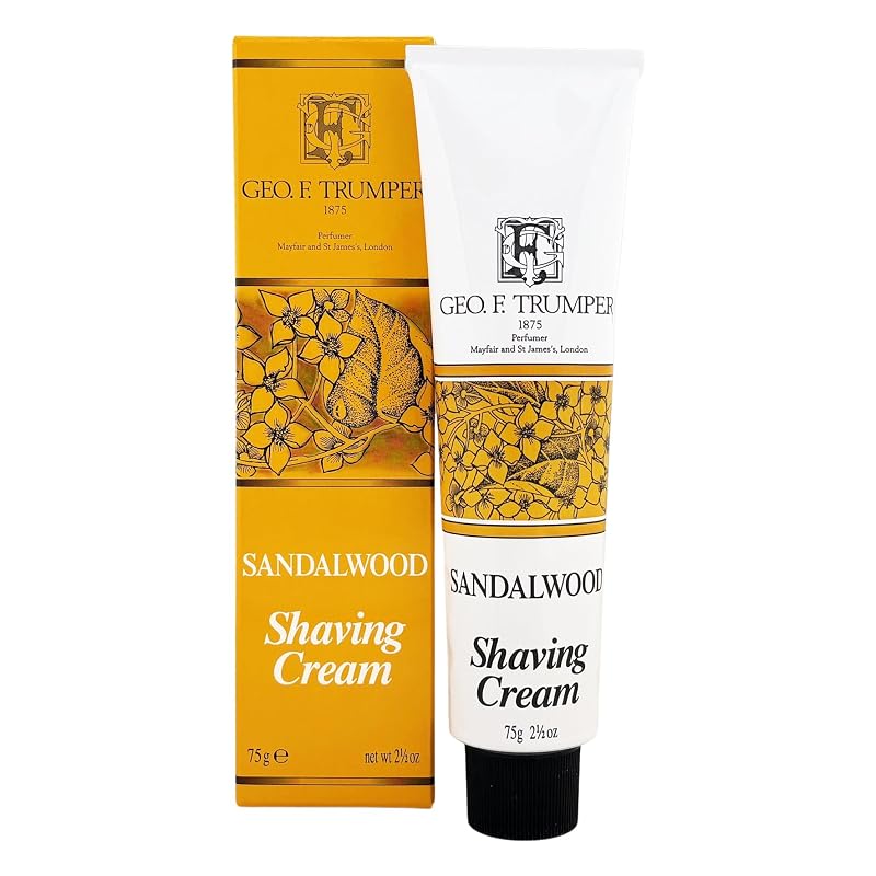 Geo F. Trumper Creme de Barbear em Tubo Sandalwood, 75 g
