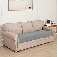 Vista 300 de Easy-Going Fundas Elásticas de 3 Piezas para Cojines de Sofá para Sofá Seccional Izquierdo/Derecho en Forma de L Chaise Lounge Funda de Asiento