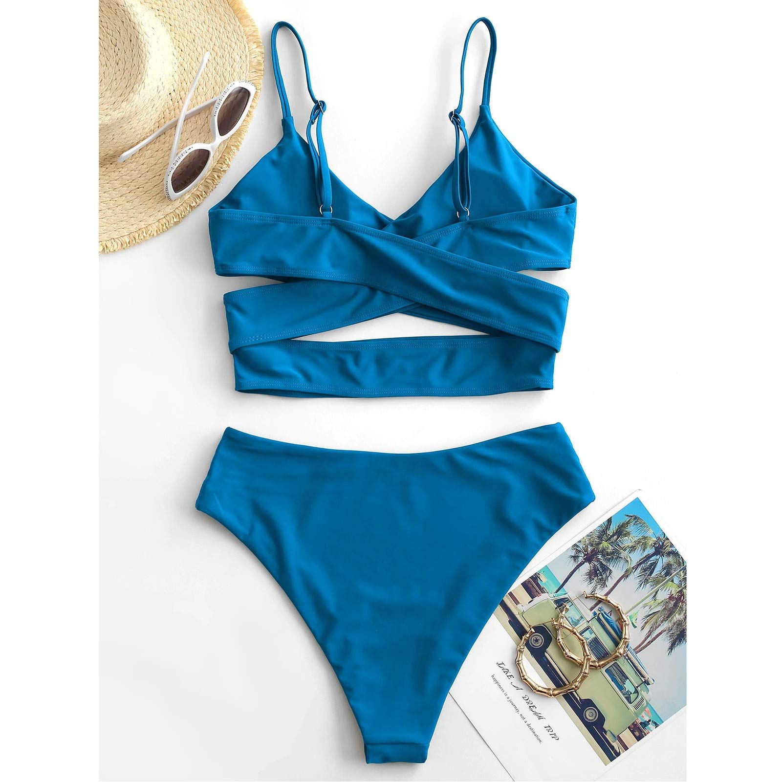 wrap bathing suit tops