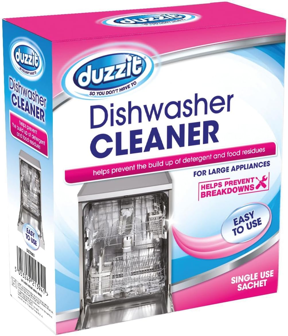Duzzit Dishwasher Cleaner Descaler Limescale & Build Up Remover Easy To