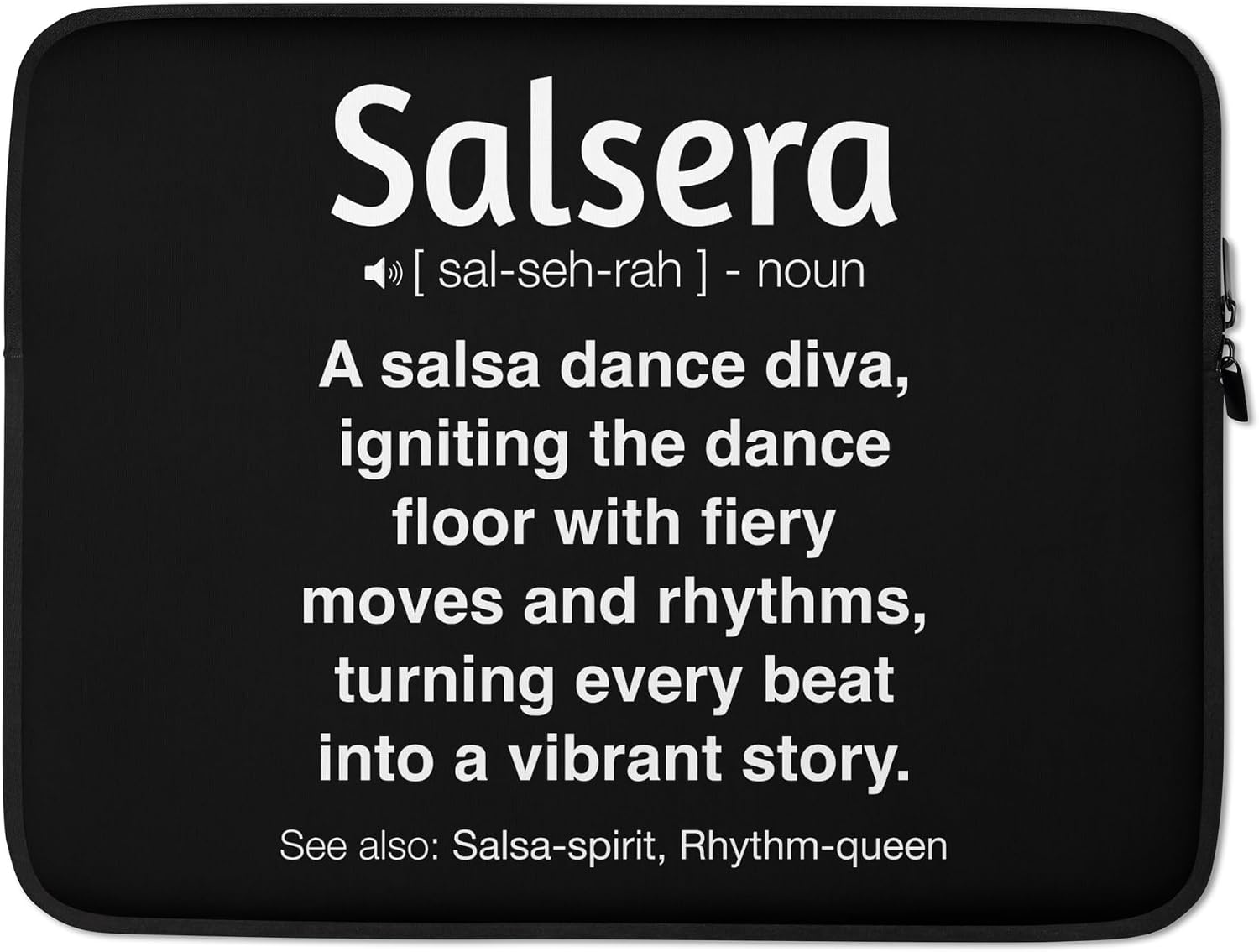 Funny Salsera Salsa Dancer Graphic Laptop Sleeve