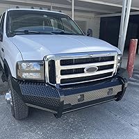 Vista 8 de HECASA Front Grille Compatible with 1999-2004 Ford Super Duty F-250 F-350 Excursion (New Front Chrome Grille) 2006 Style W/Detachable Mesh Insert