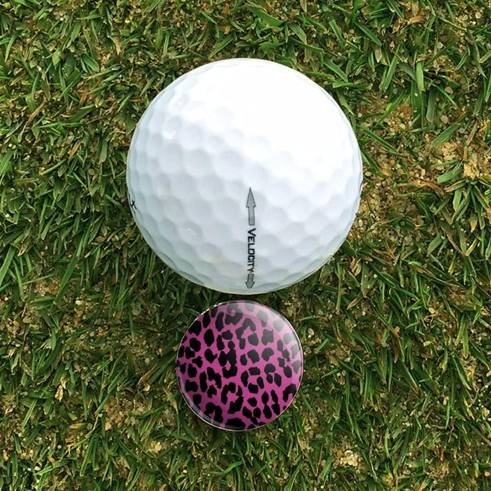 review GRAPHICS & MORE Leopard Print Pink and Black Golf Hat Clip with Magnetic Ball Marker