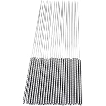 50 PCS 3D Printer Nozzle Cleaning Kit, 0.4 mm Stainless Steel Nozzle Cleaning Needles, 3D Printer Nozzle Cleaner Tool,3D Printing Tool kit 3D Printer Accessory for Filament Nozzles