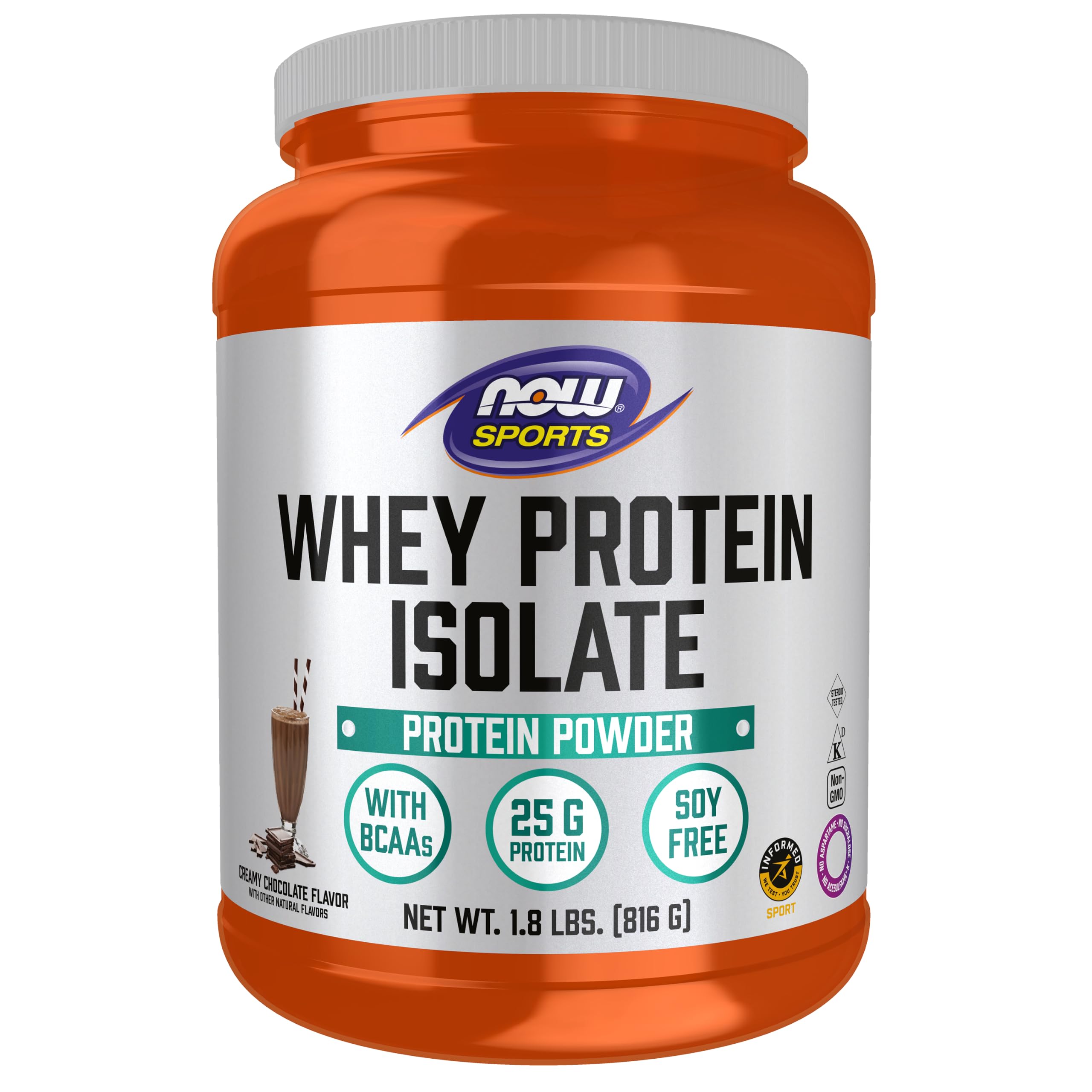 NOW Foods Whey Protein Isolate Protein Powder Chocolate, 816g-image-19