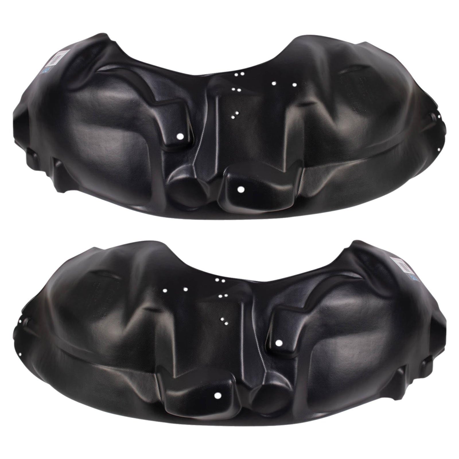 TRQ Front Inner Fender Liner Set Compatible with 2009-2014 Ford F-150 FO1248138 FO1249138