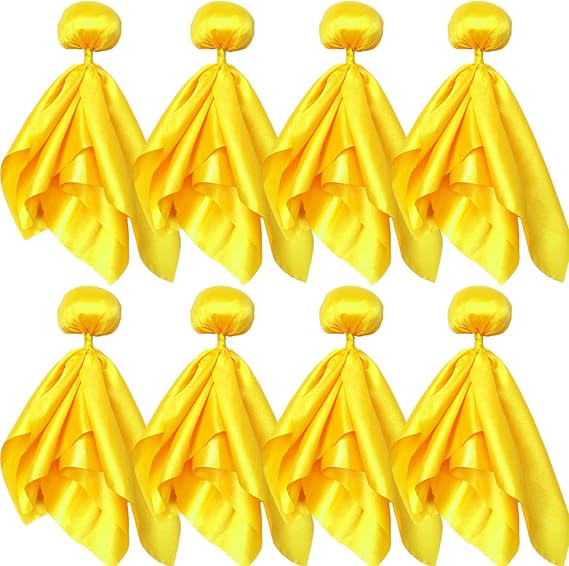 8pcs Yellow Penalty Flag Football Flags, Referee Flag for