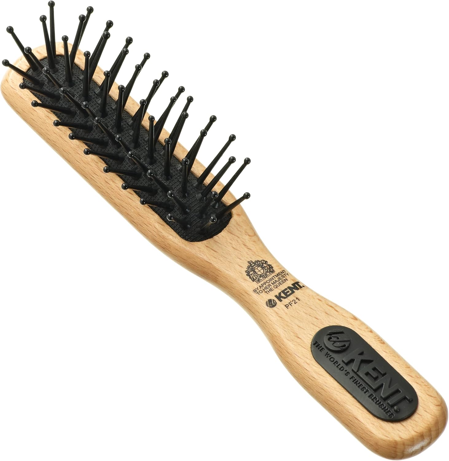 Kent AirHedz Micro Phine Taming Brush, Light Brown