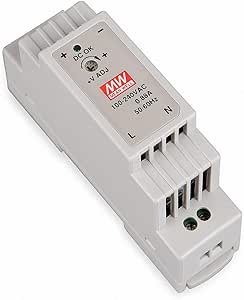 DIN-Schienenmontage-Stromversorgung 12 W 5 V 2,4 A; MeanWell, DR-15-5