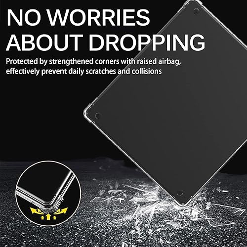 Miniatura 5 de Miimall Funda compatible con Kindle Scribe 2022, TPU suave, ultrafina, ligera, antiarañazos, absorción de golpes, protección completa, funda