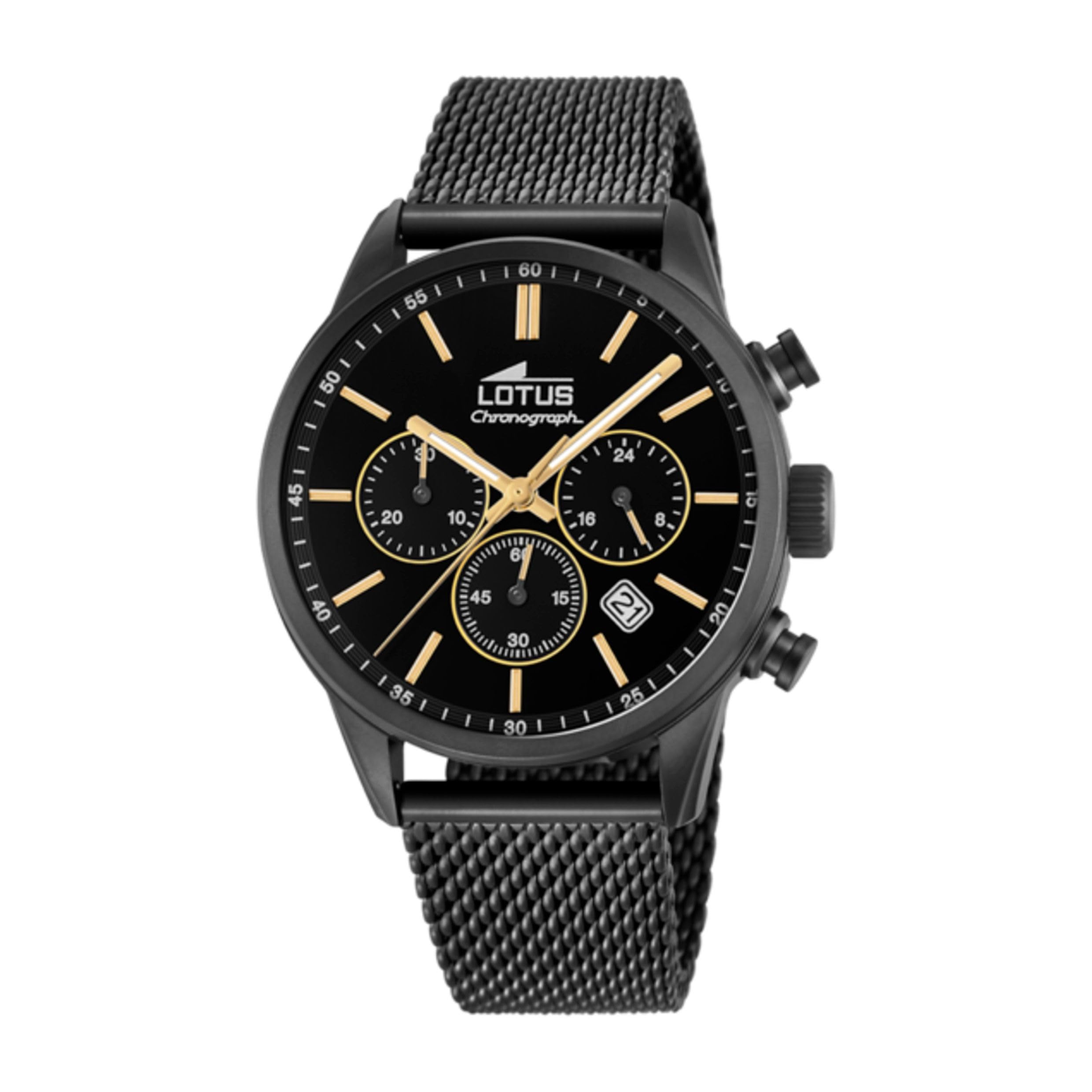 Lotus Reloj Cronógrafo para Hombre de Cuarzo con Correa en Acero Inoxidable 18700/2