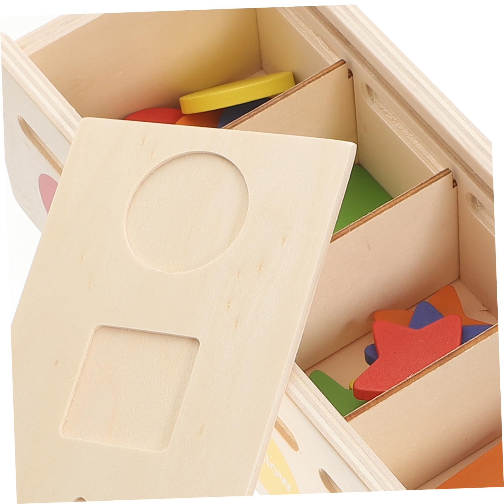Juego de Clasificación de Madera Colores para Niños, Juguete Sensorial para Desarrollo Temprano y Aprendizaje