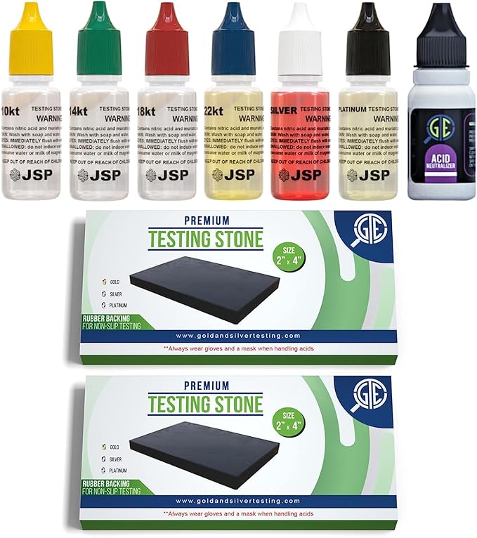 Gold Silver Jewelry Tester Appraisal Kit 10K 14K 18K 22K