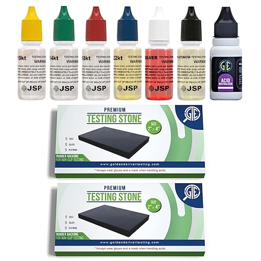Gold Silver Jewelry Tester Kit