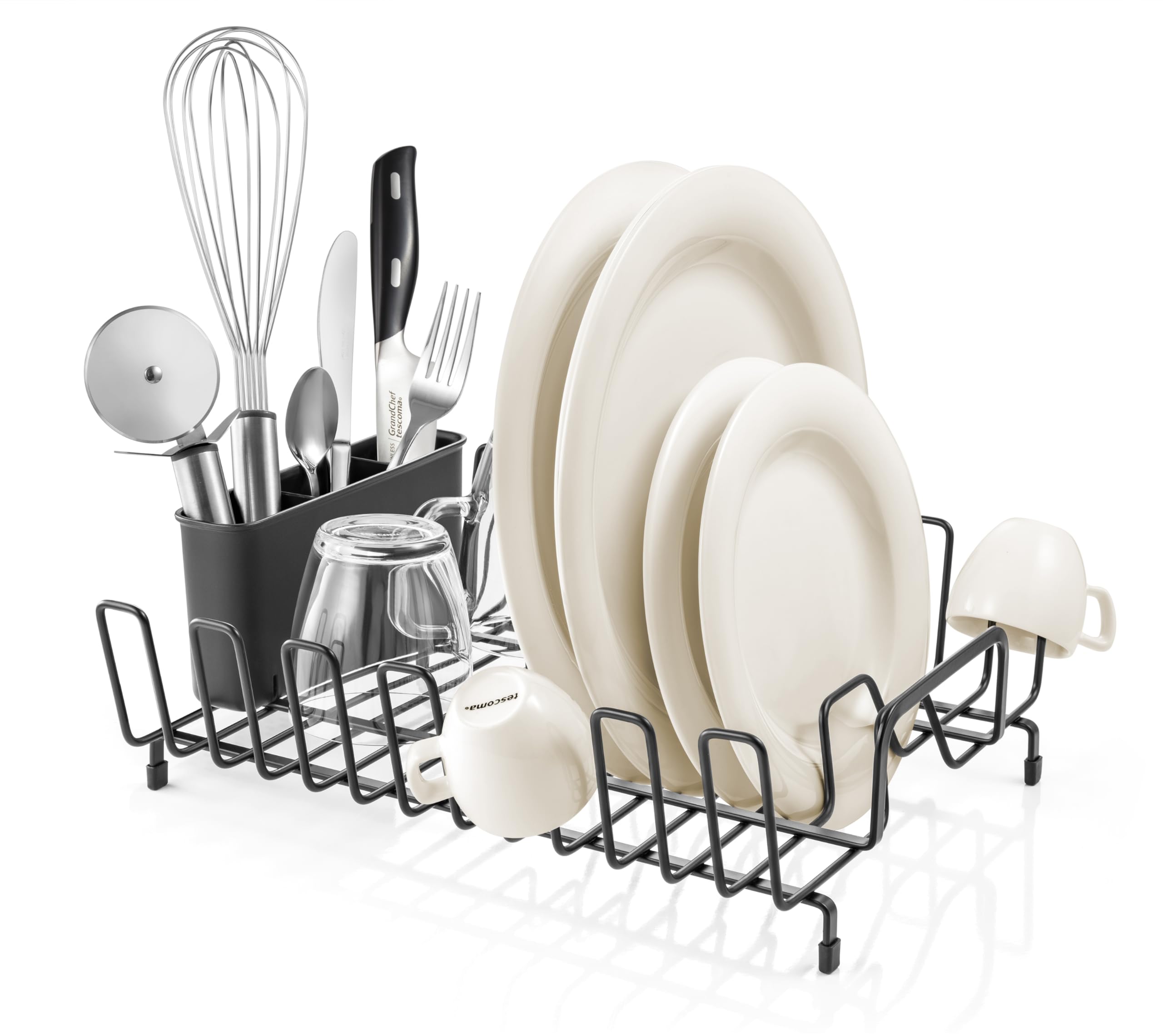 Tescoma 900804 Dish Drainer 35 x 30 cm, Black, Online Line